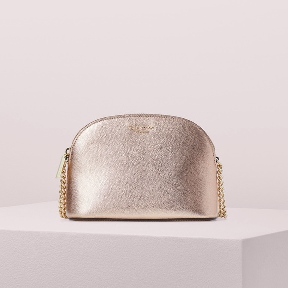 Kate Spade spencer dome crossbody Rose Gold - Picture 2 of 4